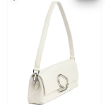 Elegant Ivory Flap Shoulder Bag