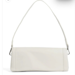 Elegant Ivory Flap Shoulder Bag