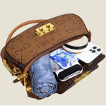 Monogram Brown Chain Strap Shoulder Bag