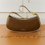 Amazing Song Brown Shoulder Bag